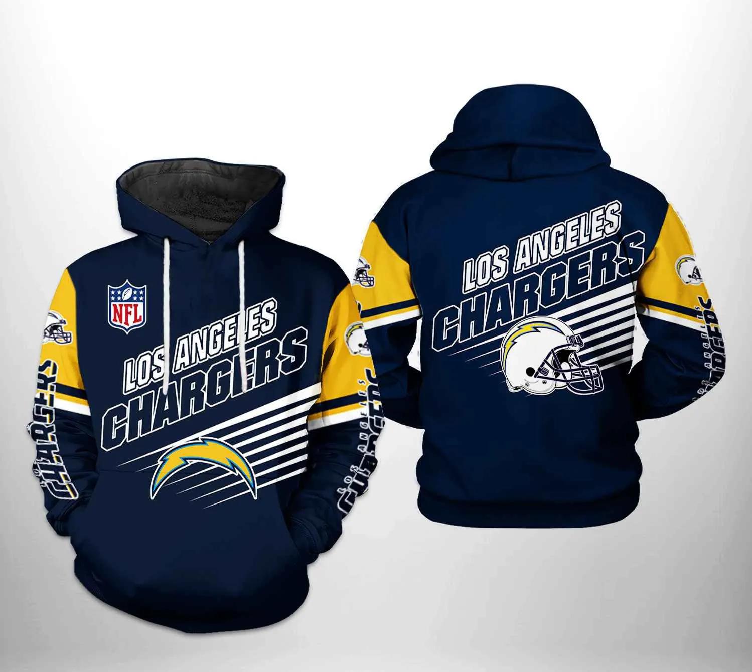 NFL Los Angeles Chargers 3D Hoodie 16, NFL Hoodie Moonbestprint