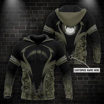 NFL Los Angeles Chargers Personalized 3D Hoodie 2, NFL Hoodie Moonbestprint