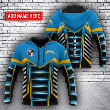 NFL Los Angeles Chargers Personalized 3D Hoodie 3, NFL Hoodie Moonbestprint