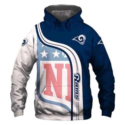 NFL Los Angeles Rams 3D Hoodie 10, NFL Hoodie Moonbestprint