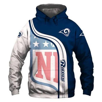 NFL Los Angeles Rams 3D Hoodie 10, NFL Hoodie Moonbestprint