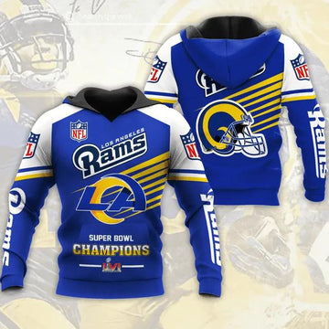 NFL Los Angeles Rams 3D Hoodie 17, NFL Hoodie Moonbestprint