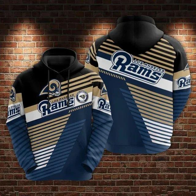 NFL Los Angeles Rams 3D Hoodie 20, NFL Hoodie Moonbestprint