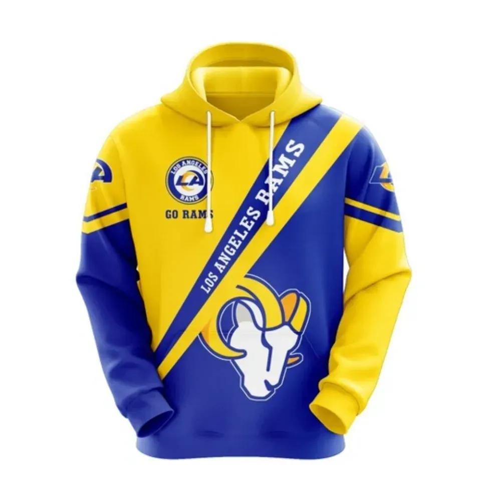NFL Los Angeles Rams 3D Hoodie 5, NFL Hoodie Moonbestprint