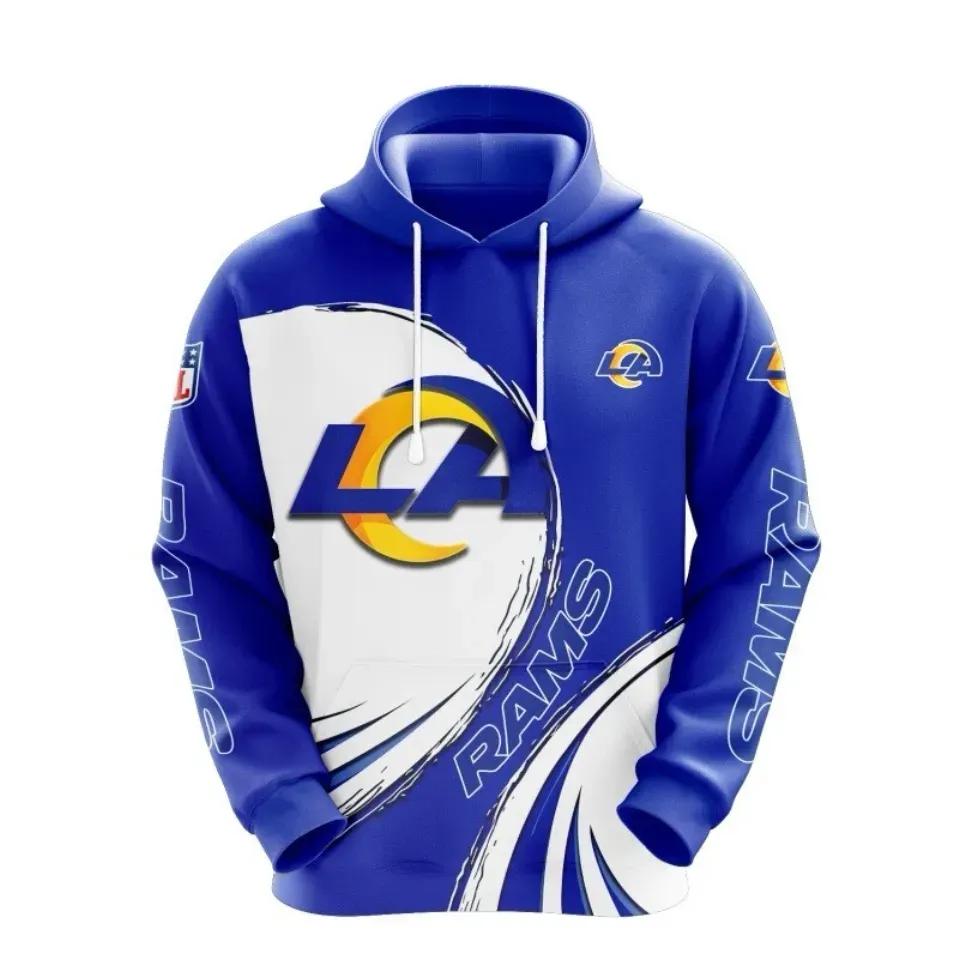 NFL Los Angeles Rams 3D Hoodie 6, NFL Hoodie Moonbestprint