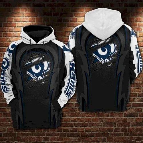 NFL Los Angeles Rams 3D Hoodie 9, NFL Hoodie Moonbestprint