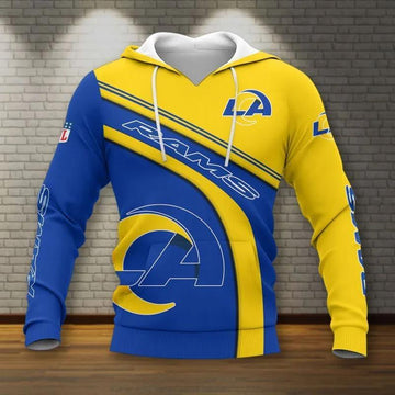 NFL Los Angeles Rams All Over Print Hoodie, NFL Hoodie Moonbestprint