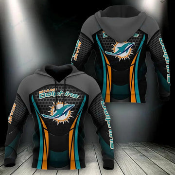 NFL Miami Dolphins 3D Hoodie 11, NFL Hoodie Moonbestprint