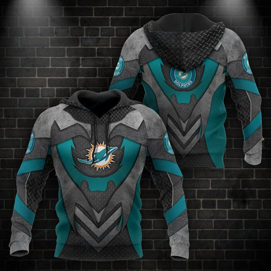 NFL Miami Dolphins 3D Hoodie 13, NFL Hoodie Moonbestprint