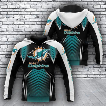 NFL Miami Dolphins 3D Hoodie 14, NFL Hoodie Moonbestprint