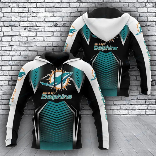 NFL Miami Dolphins 3D Hoodie 14, NFL Hoodie Moonbestprint