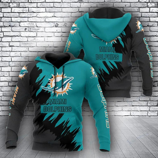 NFL Miami Dolphins 3D Hoodie 15, NFL Hoodie Moonbestprint