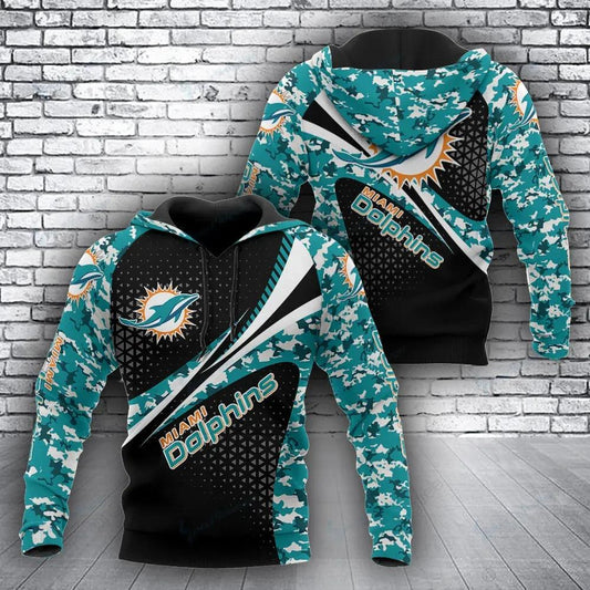 NFL Miami Dolphins 3D Hoodie 16, NFL Hoodie Moonbestprint
