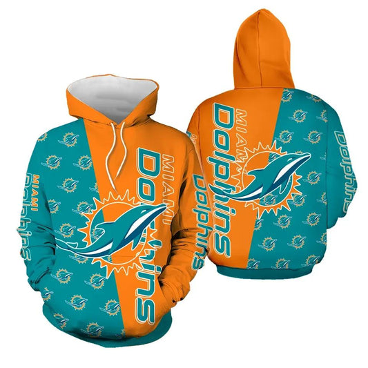 NFL Miami Dolphins 3D Hoodie 2, NFL Hoodie Moonbestprint
