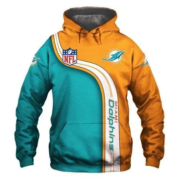 NFL Miami Dolphins 3D Hoodie 4, NFL Hoodie Moonbestprint