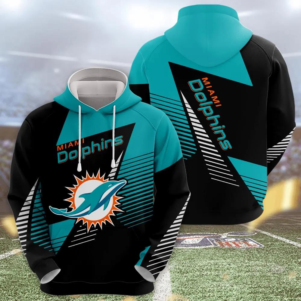 NFL Miami Dolphins 3D Hoodie 5, NFL Hoodie Moonbestprint