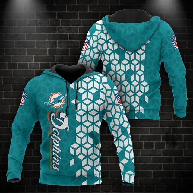 NFL Miami Dolphins 3D Hoodie 7, NFL Hoodie Moonbestprint