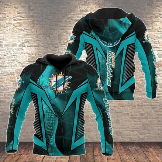 NFL Miami Dolphins 3D Hoodie 8, NFL Hoodie Moonbestprint