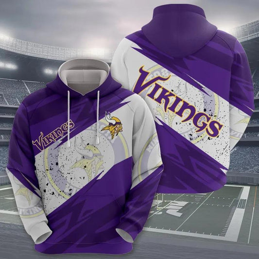NFL Minnesota Vikings 3D Hoodie 13, NFL Hoodie Moonbestprint