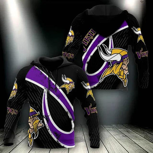 NFL Minnesota Vikings 3D Hoodie 2, NFL Hoodie Moonbestprint