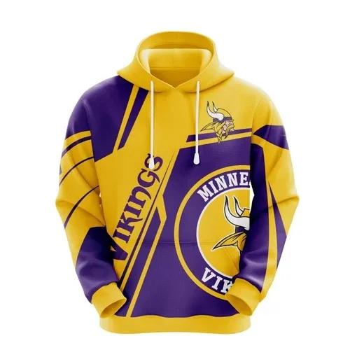 NFL Minnesota Vikings 3D Hoodie 6, NFL Hoodie Moonbestprint
