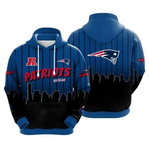NFL New England Patriots 3D Hoodie 11, NFL Hoodie Moonbestprint
