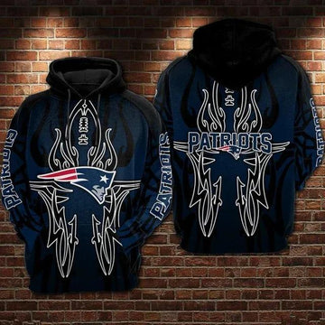 NFL New England Patriots 3D Hoodie 14, NFL Hoodie Moonbestprint