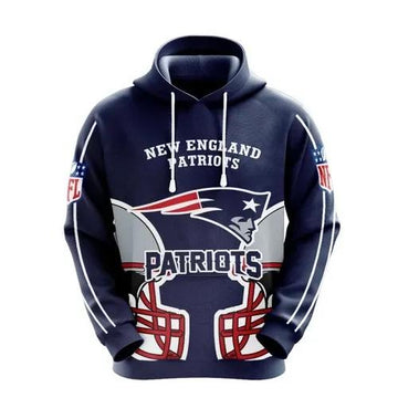 NFL New England Patriots 3D Hoodie 3, NFL Hoodie Moonbestprint