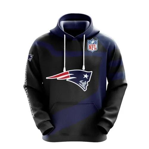 NFL New England Patriots 3D Hoodie 7, NFL Hoodie Moonbestprint