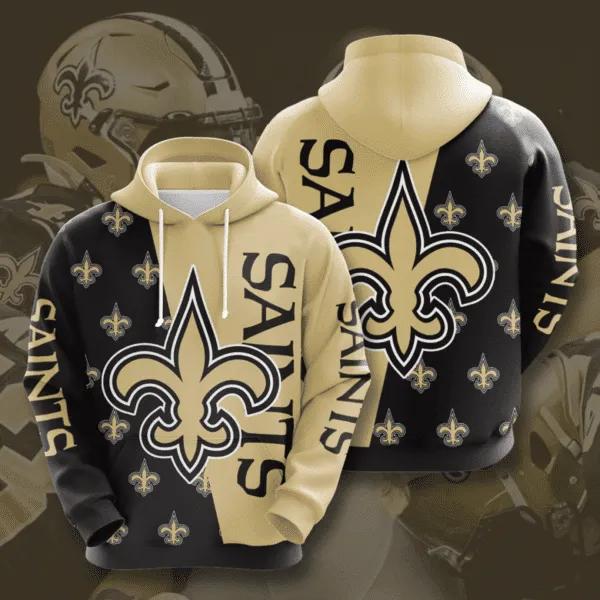 NFL New Orleans Saints 3D Hoodie 10, NFL Hoodie Moonbestprint