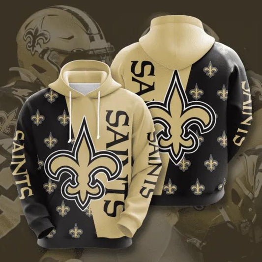 NFL New Orleans Saints 3D Hoodie 10, NFL Hoodie Moonbestprint