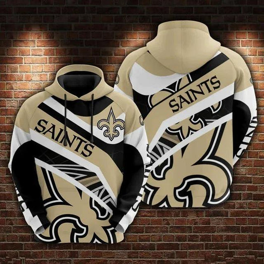 NFL New Orleans Saints 3D Hoodie 12, NFL Hoodie Moonbestprint