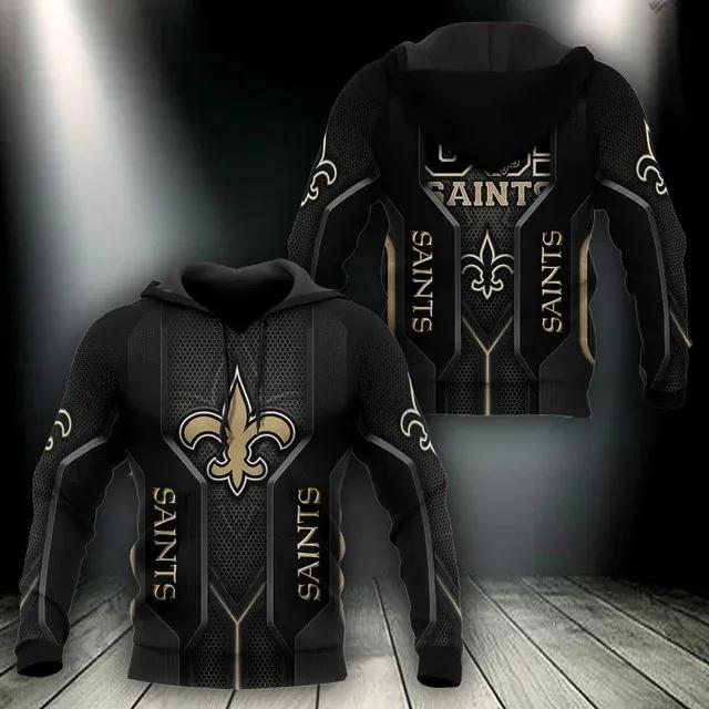 NFL New Orleans Saints 3D Hoodie 15, NFL Hoodie Moonbestprint