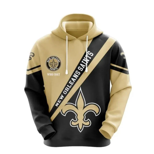 NFL New Orleans Saints 3D Hoodie 4, NFL Hoodie Moonbestprint