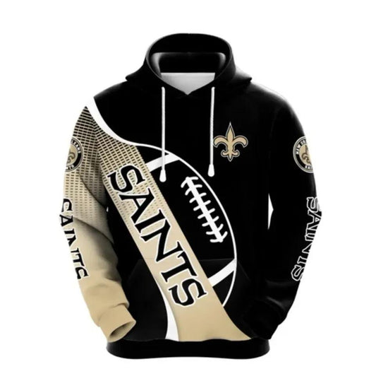 NFL New Orleans Saints 3D Hoodie 5, NFL Hoodie Moonbestprint