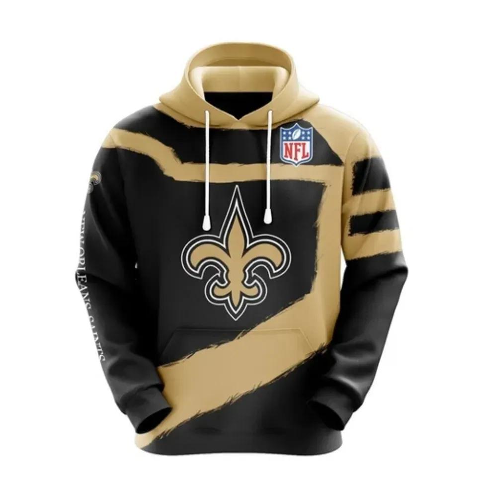 NFL New Orleans Saints 3D Hoodie 7, NFL Hoodie Moonbestprint