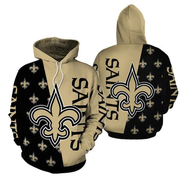 NFL New Orleans Saints 3D Hoodie 8, NFL Hoodie Moonbestprint