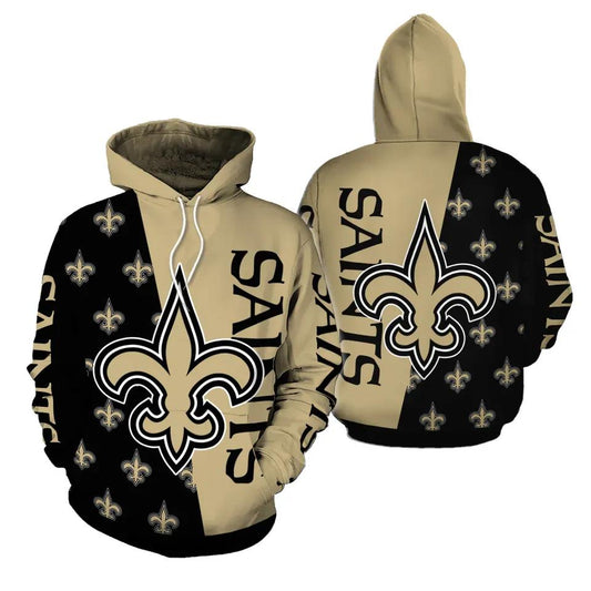 NFL New Orleans Saints 3D Hoodie 8, NFL Hoodie Moonbestprint
