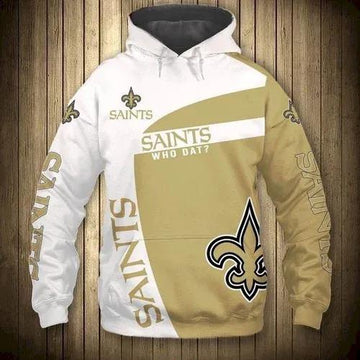 NFL New Orleans Saints 3D Hoodie 9, NFL Hoodie Moonbestprint
