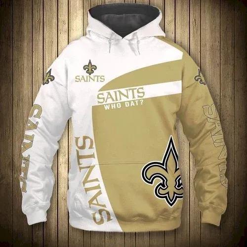 NFL New Orleans Saints 3D Hoodie 9, NFL Hoodie Moonbestprint