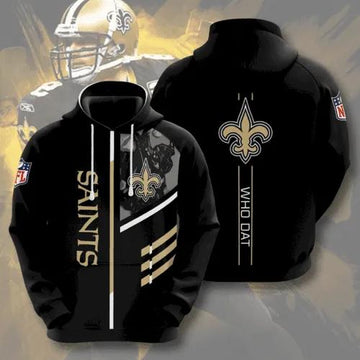 NFL New Orleans Saints 3D Hoodie, NFL Hoodie Moonbestprint