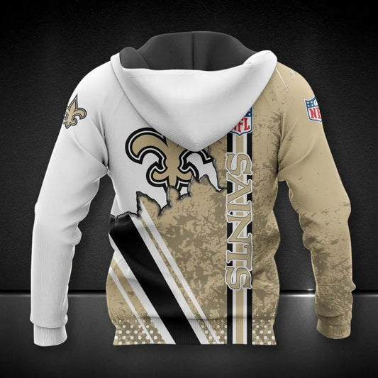 NFL New Orleans Saints All Over Print Hoodie, NFL Hoodie Moonbestprint