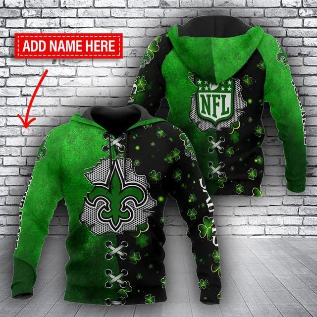 NFL New Orleans Saints Personalized 3D Hoodie 2, NFL Hoodie Moonbestprint