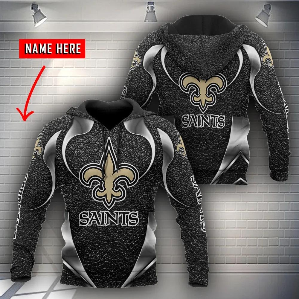 NFL New Orleans Saints Personalized 3D Hoodie 8, NFL Hoodie Moonbestprint
