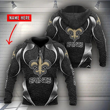 NFL New Orleans Saints Personalized 3D Hoodie 8, NFL Hoodie Moonbestprint
