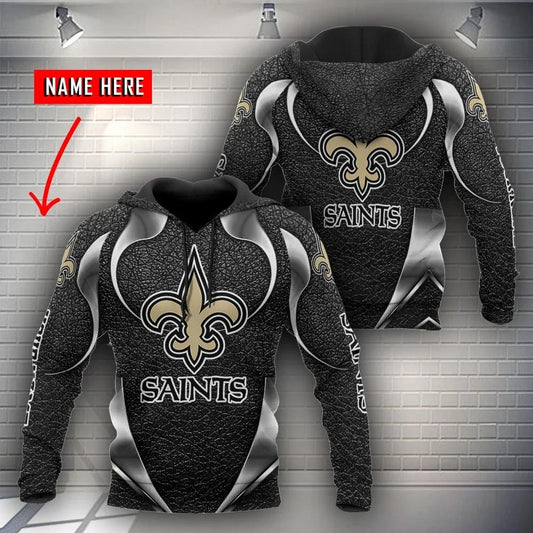 NFL New Orleans Saints Personalized 3D Hoodie 8, NFL Hoodie Moonbestprint