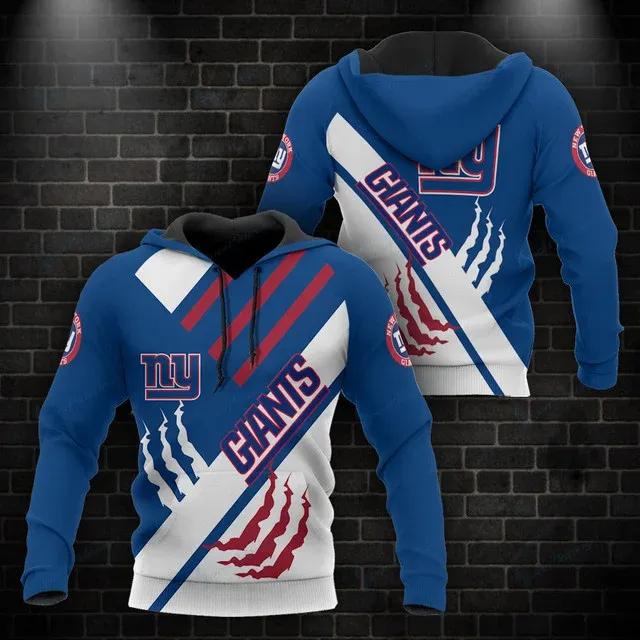 NFL New York Giants 3D Hoodie 5, NFL Hoodie Moonbestprint