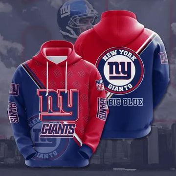 NFL New York Giants 3D Hoodie 8, NFL Hoodie Moonbestprint