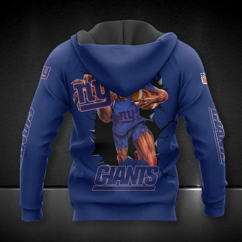 NFL New York Giants Eddie Iron Maiden All Over Print Hoodie, NFL Hoodie Moonbestprint
