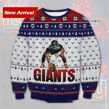 NFL New York Giants Ugly Christmas Sweater, NFL Christmas Sweater Moonbestprint